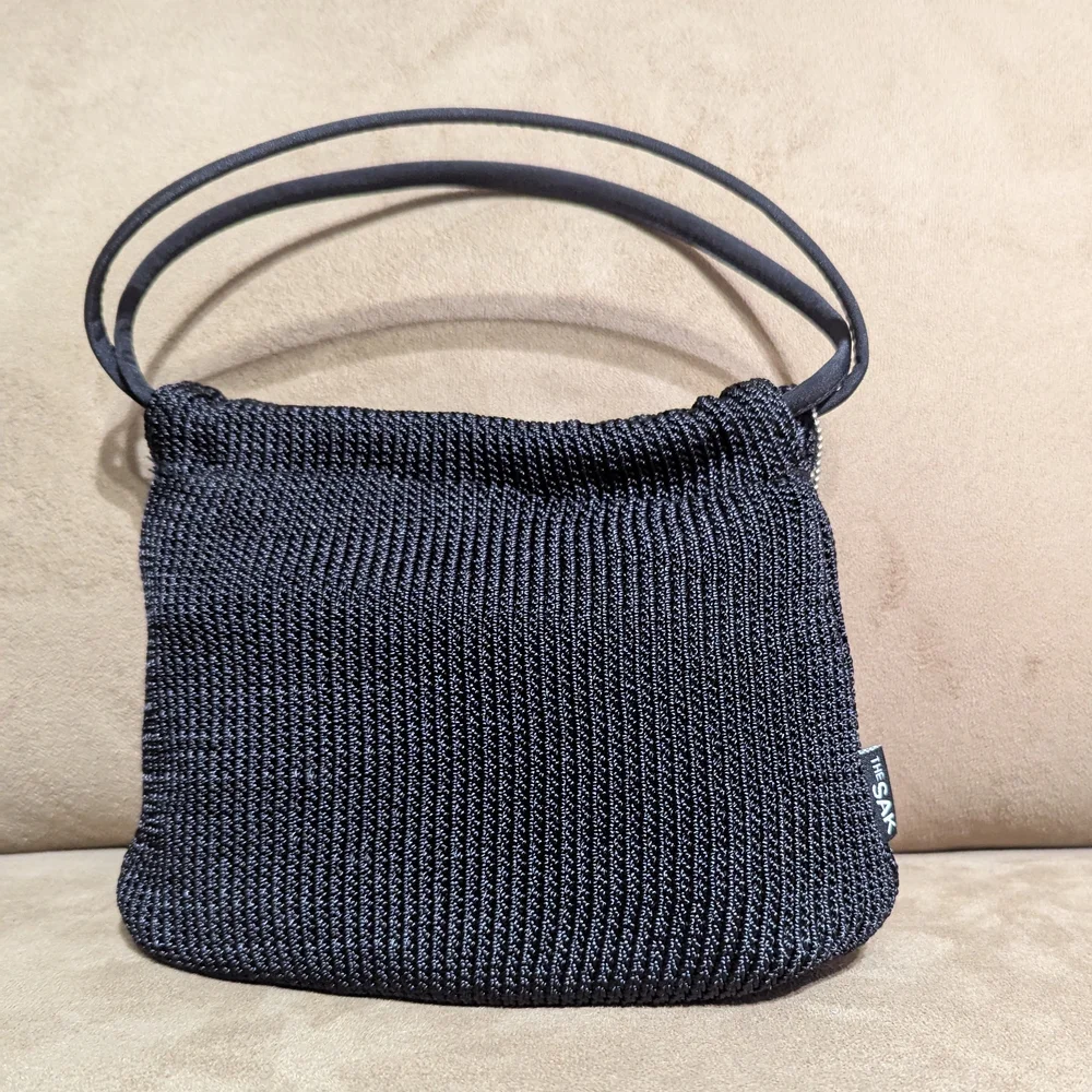 The Sak Black Knit Handbag